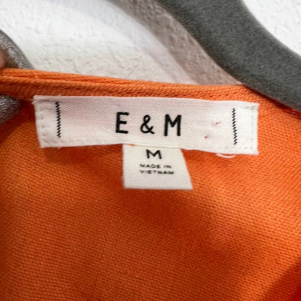 Women's Orange linen dress size medium - Picture 4 of 5